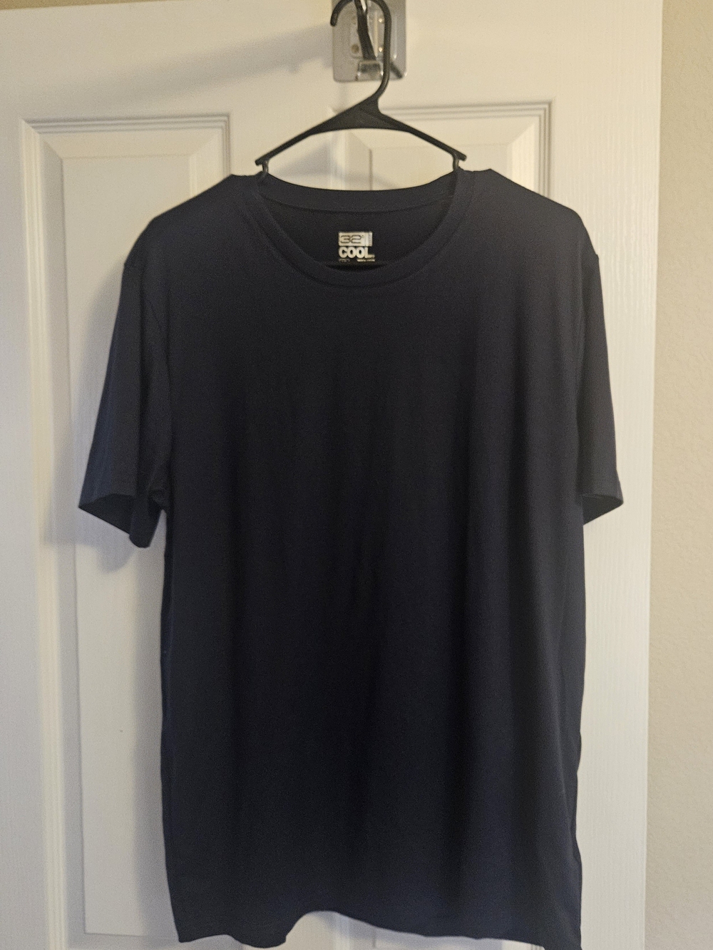 32 Degrees Cool Navy Crew Neck Tech T-Shirt - L NWOT
